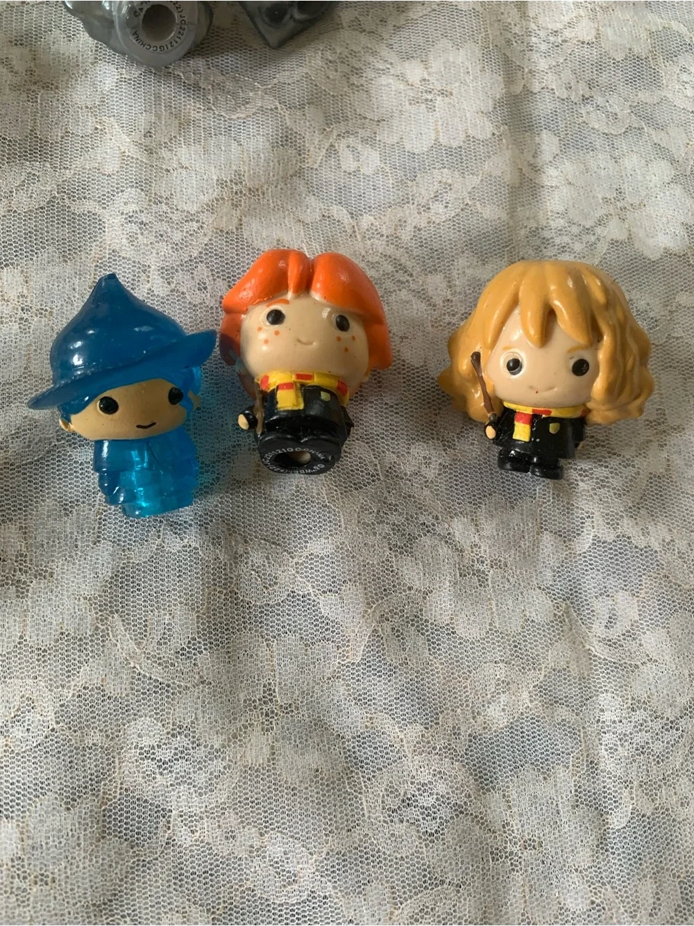 Harry Potter Ooshies Pencil Toppers Lot of 20 - Glow in Dark, Metallic Silver